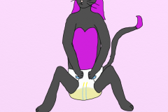 Kimi Sitting - Wet (Paws Out)