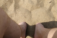 Burying Feet in the sand
