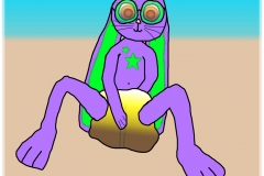 4 Tommy playing in his diaper (Messy)